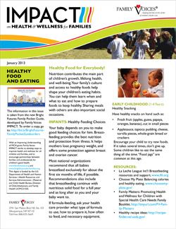 Healthy Food and Eating Theme Update - January 2013