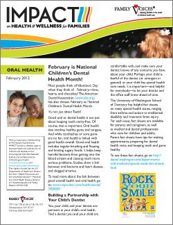 Oral Health Theme Update - February 2012
