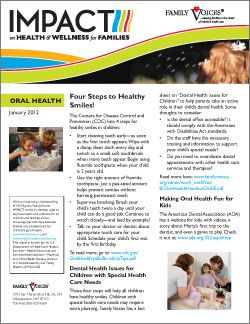 Oral Health Theme Update - January 2012