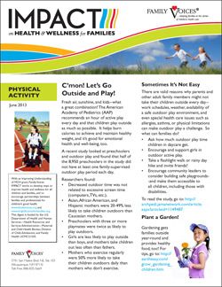 Physical Activity Theme Update - June 2013