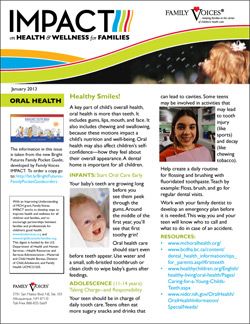Oral Health Theme Update - January 2013
