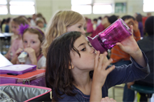 A child drinking